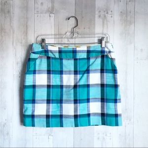 Loudmouth Bushwood Blue Plaid Golf Skort